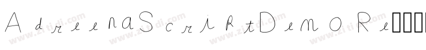 AdreenaScriptDemo Re字体转换